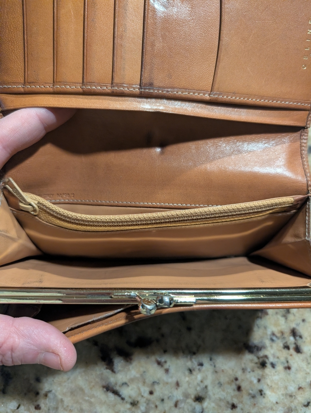 Celine Macadam Continental Wallet Kisslock - Picture 6 of 9